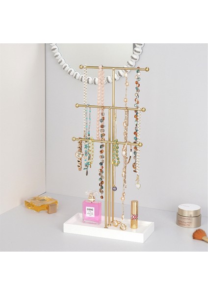 Siyah 3 Katmanlı T Şeklinde Mücevher Rafı Çıkarılabilir Masif Ahşap Tabanlı Yüzük Saklama Kutusu Küpe Kolye Yüzük Mücevher Kutusu (Yurt Dışından) fırsatları