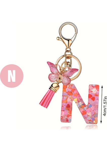 Tarzı Harf Anahtarlık Sevimli Ilk Harf Anahtarlık Saplı Kolye (Yurt Dışından) indirimleri