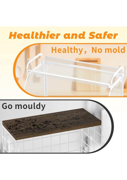 Mutfak Için Asılı Meyve Sepeti, Mutfak Düzenleyicileri ve Depolama Patates Soğan Depolama Duvar Depolama Sepetleri Kiler Beyaz (Yurt Dışından) fırsatları