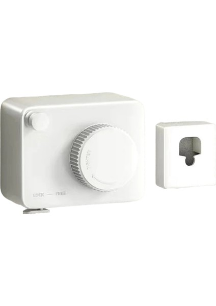 Duvara Monte Geri Çekilebilir Çamaşır Askısı Çamaşır Kurutma Rafı Görünmez Esnek Çamaşır Askısı, Beyaz (Yurt Dışından)