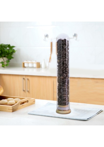 Ahşap Kahve Çekirdekleri Çay Sergileme Rafı Standı Cam Test Tüpü Mühürlü Saklama Dekoratif Süsler Tahıl Kabı Barista Için (Yurt Dışından) modelleri