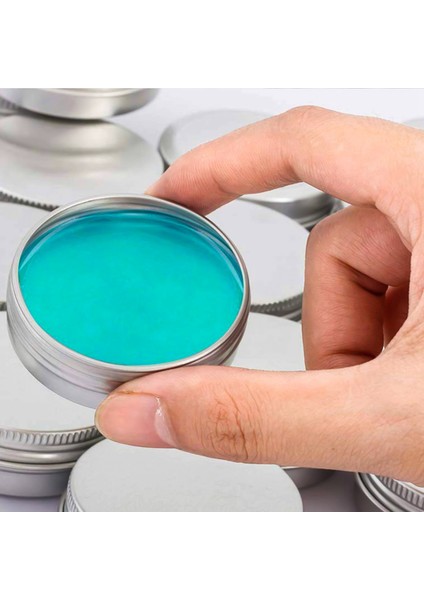 Dudak Balsamı, Kozmetik, Mum Veya Çay Için Vidalı Kapaklı 30 ml Gümüş Küçük Alüminyum Yuvarlak Dudak Balsamı Saklama Kavanozu Kapları (24'lü Paket) (Yurt Dışından) modelleri