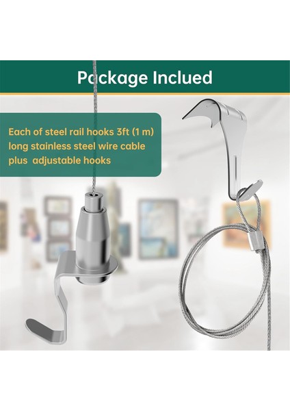 Adet Resim Rayı Asma Sistemi, Resim Rayı Kancaları Kalıp Kancaları Resim Rayı Askıları (Yurt Dışından) fırsatları