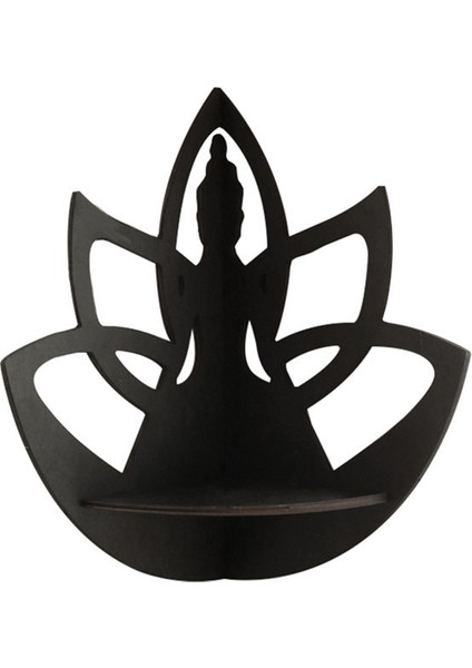 Duvar Rafı Köşe Rafları - Duvar Köşe Rafı Ahşap Yüzen Raflar Kristal Sergileme Rafı Yatak Odaları Için Boho Duvar Rafları (Yurt Dışından)