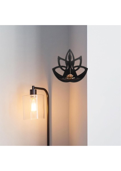 Duvar Rafı Köşe Rafları - Duvar Köşe Rafı Ahşap Yüzen Raflar Kristal Sergileme Rafı Yatak Odaları Için Boho Duvar Rafları (Yurt Dışından) fiyatları