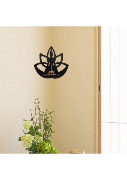 Duvar Rafı Köşe Rafları - Duvar Köşe Rafı Ahşap Yüzen Raflar Kristal Sergileme Rafı Yatak Odaları Için Boho Duvar Rafları (Yurt Dışından) indirimleri