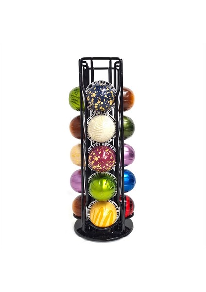 Vertuo Line Kahve Kapsül Pod Tutucu, Kahve Pod Tutucu, Sergileme Standı, 20 Bardak Saklama Düzenleyici, Raf, B (Yurt Dışından)