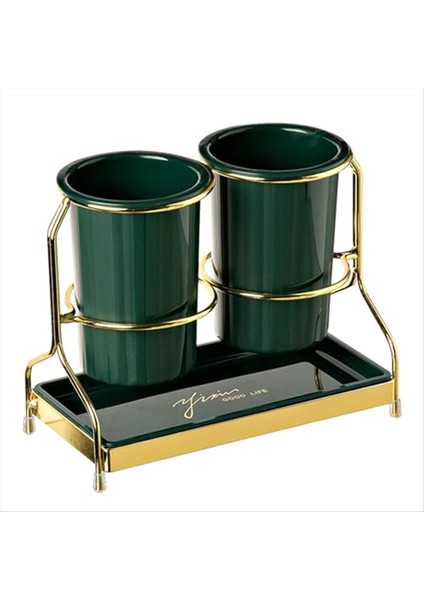 Metal Raflı Sofra Takımı, Mutfak Eşyası Tutucu, Masa Için Eşya Tutucu, Çatal Bıçak Takımı Saklama Düzenleyici, C (Yurt Dışından)