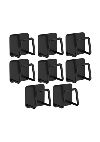 Mutfak Sünger Tutucu Paslanmaz Çelik Lavabo Süngerleri Drenaj Kurutma Rafı Kendinden Siyah (Yurt Dışından)