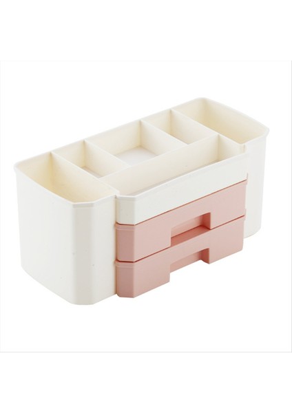 Makyaj Düzenleyici Kozmetik Kutusu Takı, Saç, Aksesuar, Güzellik, Cilt Bakım Ürünleri, Makyaj Saklama Kutusu, Pembe (Yurt Dışından)