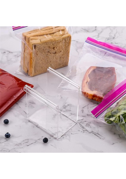 Fermuarlı Çanta Tutucu, Gıda Hazırlama Çantası Için Poşet Tutucu, Gıda Saklama Çantası Standı, Fermuarlı Dondurucu Poşet Dolum Standı (Yurt Dışından) fiyatları