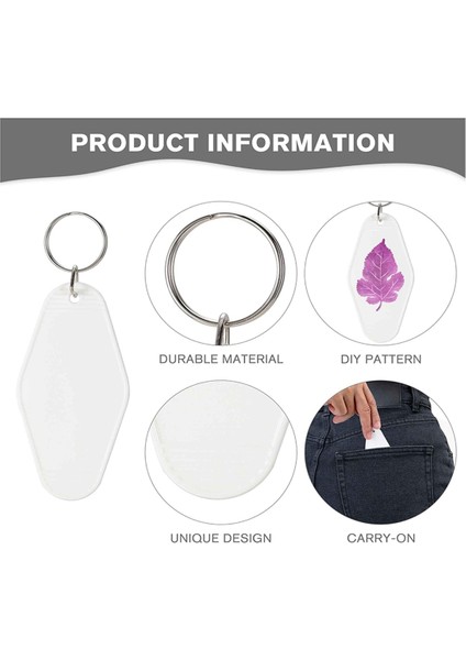 50 Adet Boş Motel Anahtarlık Toplu, Anahtarlıklı, Vinil Dıy El Sanatları Için Otel Anahtarlıkları Anahtarlık Etiketi ve Bagaj Etiketi (Yurt Dışından) fiyatları