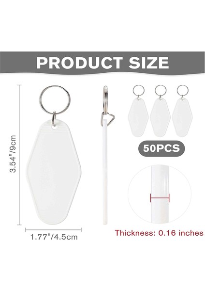 50 Adet Boş Motel Anahtarlık Toplu, Anahtarlıklı, Vinil Dıy El Sanatları Için Otel Anahtarlıkları Anahtarlık Etiketi ve Bagaj Etiketi (Yurt Dışından) modelleri