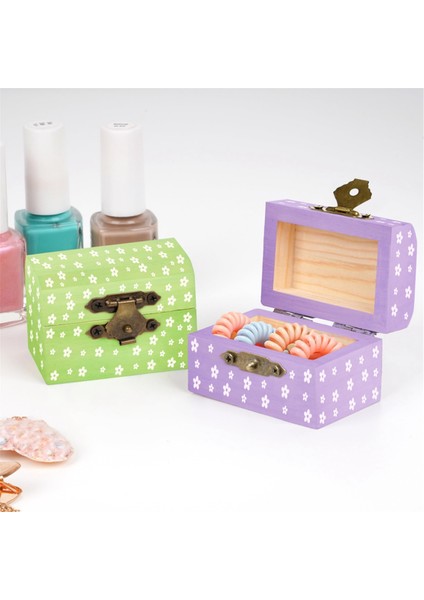 Shore Küçük Ahşap Menteşeli Kapaklı Kutu (12'li Paket) - Işlenmemiş Çam Ağacından Yapılmış Küçük Hazine Sandığı Parça ve Hediyeler Için (Yurt Dışından) modelleri