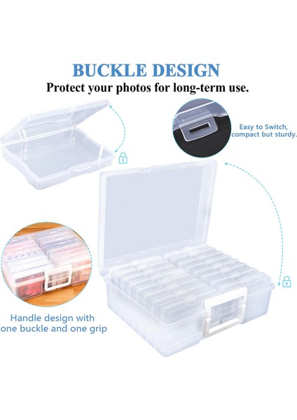 Taşınabilir Fotoğraf Saklama Kutuları, 16 Iç Bölmeli, 1600'E Kadar Kapasiteli 4x6 Inç Fotoğraf, Tohumlar ve Ofis Malzemeleri Için (Yurt Dışından) modelleri
