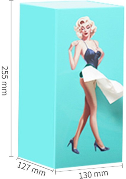 Çizgi Film Anime Kız Mendil Kutusu Uçan Etek Mendil Kutusu Tutu Kız Yüz Mendil Kutusu Sevimli Masaüstü Dekorasyon Süsleri, D (Yurt Dışından) indirimleri