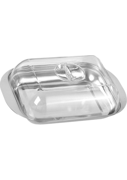 Tereyağı Kabı - Beyaz Tereyağı Buzdolabı Saklama Kabı Tereyağı Saklama Kutusu, Kapaklı Metal Tereyağı Kutusu (Yurt Dışından)