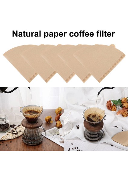 200PCS Kahve Filtreleri Kağıtları, 2 Koni Kağıdı, 1-4 Dak, V60 Için Doğal Kağıt Kahve Filtresi, Kahve Damlatıcı Konileri (Yurt Dışından) indirimleri