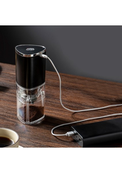 USB Kahve Değirmeni 155ML Profesyonel Seramik Taşlama Çekirdek Kahve Çekirdekleri-Değirmen Öğütücü Taşınabilir Elektrikli Öğütücü-Siyah (Yurt Dışından) fırsatları