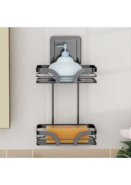 Duş Duvarı Için Sabunluk, 2 Katlı Matkapsız Şampuanlık, Paslanmaz Çelik Kendiliğinden Boşalan Askılı Veya Ayaklı Raf B (Yurt Dışından) modelleri