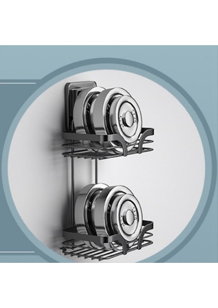 Duş Duvarı Için Sabunluk, 2 Katlı Matkapsız Şampuanlık, Paslanmaz Çelik Kendiliğinden Boşalan Askılı Veya Ayaklı Raf B (Yurt Dışından) indirimleri