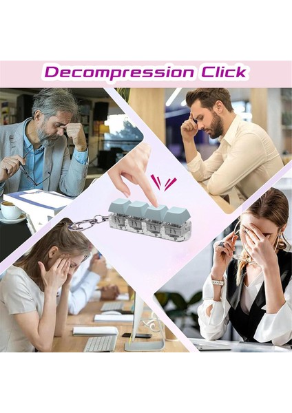 Klavye Tuş Oyuncakları, Parti Stresini Gideren Kendin Yap Fidget Tuş Başlıkları, Fidget Anahtarlıkları, Mor Klavye Anahtarlıkları (Yurt Dışından) modelleri