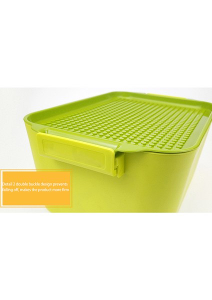 Yapı Taşı Saklama Kutusu Çocuk Oyuncak Kutusu Yapı Taşı Kutusu-Mavi (Yurt Dışından) fırsatları