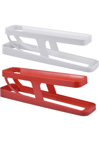 Adet Otomatik Kaydırmalı Yumurta Rafı Tutucu Saklama Kutusu Yumurta Sepeti Konteyner Düzenleyici Açılır Buzdolabı (Yurt Dışından) fırsatları