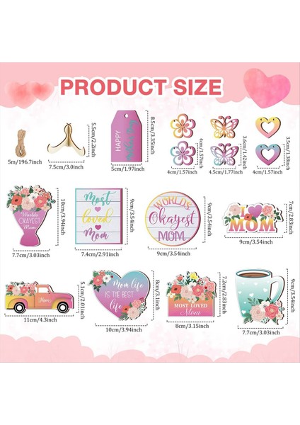 Anneler Günü Tepsi Ahşap El Sanatları Katmanlı Tepsi Dekorasyonu Ev Kolye Yaratıcıları Dekorasyon (Yurt Dışından) modelleri