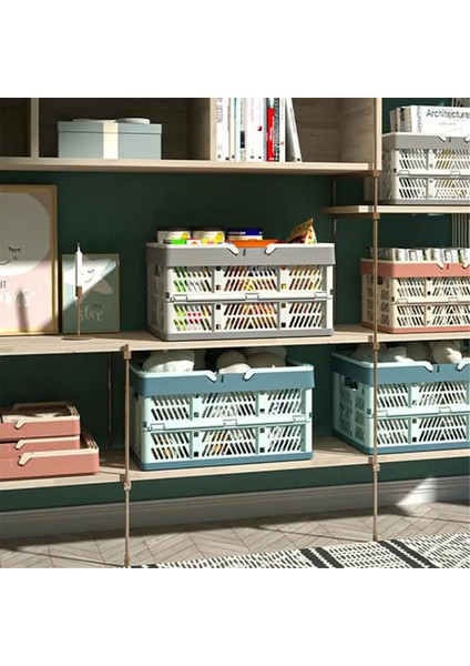 Açık Katlanır Piknik Sepeti Taşınabilir Kamp Saklama Kabı Plastik Çerçeve Büyük Kapasiteli Süpermarket Alışveriş Sepeti (Yurt Dışından) modelleri