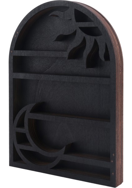 Ahşap Depolama Rafı - Şık ve Pratik Duvar Rafı, Hilal Güneş ve Ay Kristal Raf (Yurt Dışından) fiyatları