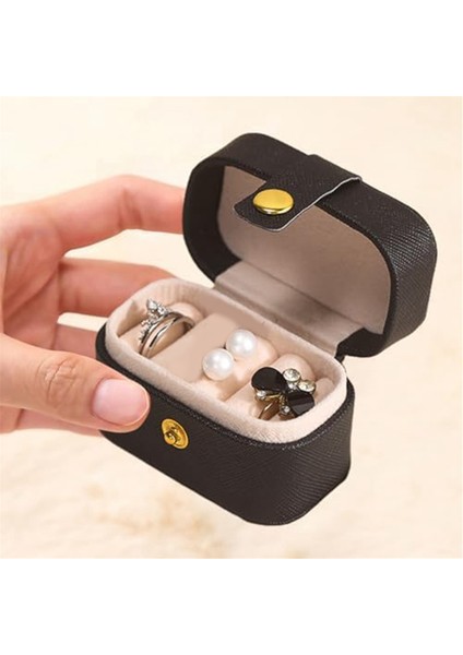 Mini Mücevher Seyahat Çantası, Taşınabilir Saklama Kutusu, Sergileme Saklama Kutusu, Kızlar, Kadınlar, Yüzükler, Küpeler, Kolyeler, Siyah (Yurt Dışından) modelleri