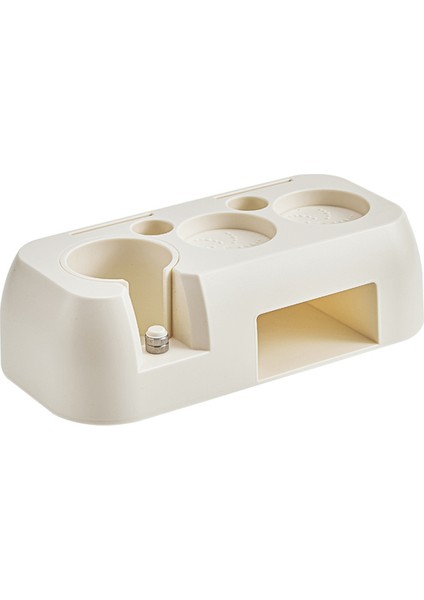 Espresso Tamping Istasyonu Espresso Kahve Düzenleyici Kutusu Depolamaya Uygun 51MM, 58MM Espresso Tamper, Distribütör, Beyaz (Yurt Dışından)