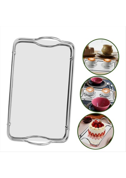 Yemek Tepsileri Yemek Tepsisi Kulplu Servis Tepsisi Mücevher Sergileme Tabağı Servis Tabağı Süsleme Tepsisi Vanity Servis Tepsileri (Yurt Dışından) indirimleri