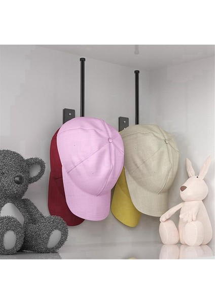 Beyzbol Şapkaları Için 2'li Siyah Şapka Askısı, Kapı, Yatak Odası, Dolap Için Güçlü Yapıştırıcılı/duvara Delinmiş Şapka Askısı (Yurt Dışından) fiyatları