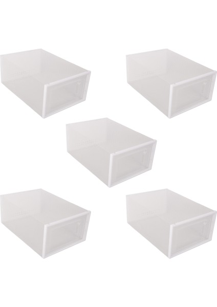 Şeffaf Ayakkabı Kutusu Saklama Kutusu Çekmece Tipi Plastik Ayakkabı Rafı Şeffaf Ayakkabı Dolabı Online Ünlü Ayakkabı Beyazı (Yurt Dışından) fiyatları