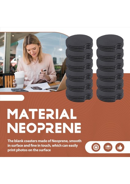 50 Adet Süblimasyon Araba Bardak Altlığı Boşlukları, Kendin Yap El Sanatları Araba Bardak Altlıkları Boyama Projesi Süblimasyon Aksesuarları (Yurt Dışından) indirimleri