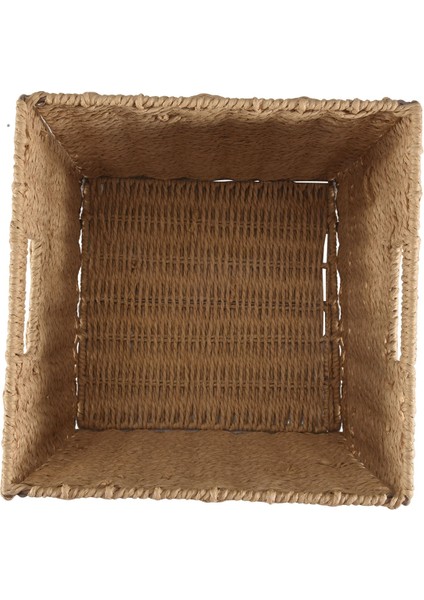 Dolaplar, Kiler, Banyo ve Çamaşır Odası Için Saplı Dokuma Denizotu Çiftlik Evi Mutfak Depolama Düzenleyici Sepet Kutusu (Yurt Dışından)