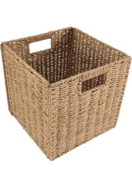 Dolaplar, Kiler, Banyo ve Çamaşır Odası Için Saplı Dokuma Denizotu Çiftlik Evi Mutfak Depolama Düzenleyici Sepet Kutusu (Yurt Dışından) fırsatları