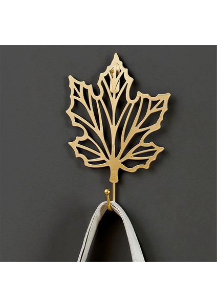 Vintage Metal Yaprak Kanca Altın Renkli Demir Sanat Duvar Askı Kancaları Yaratıcı Havlu Şapka Depolama Rafları Stil 1 (Yurt Dışından) fiyatları