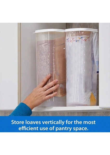 Şeffaf Ekmek Kutusu Plastik Taze Tutma Tost Saklama Tutucu Kapaklı Ekmek Gevreği Saklama Kabı, A (Yurt Dışından) modelleri