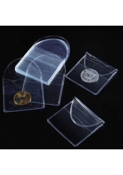100 Adet Tek Cepli Madeni Para Çevirme, 2 Inç Bireysel Şeffaf Plastik Kovan Tutucular Madeni Para Tutucu Küçük Madeni Para Kovanları (Yurt Dışından) fiyatları
