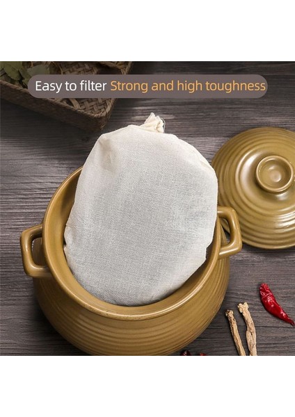 50 Adet 4 x 6 Inç Pamuklu Muslin Çanta, Çay Için Yeniden Kullanılabilir Bağcıklı Çantalar, Parti Için Tülbent Poşet Çantalar, Ev Depolama (Yurt Dışından) fırsatları