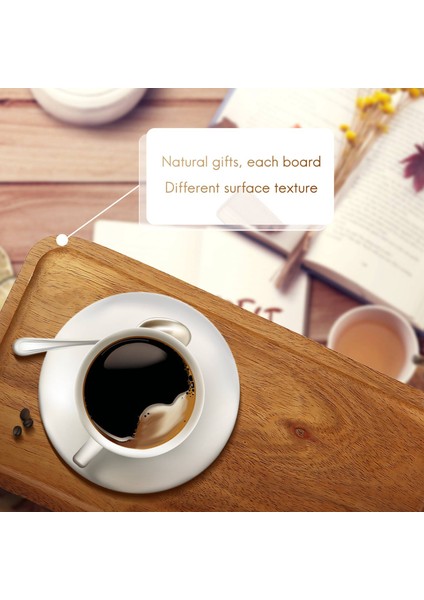 Akasya Servis Tepsisi, Dikdörtgen Masif Ahşap Düz Tabanlı Tabak, Meyve Tabağı, Tabak, Çay Tepsisi, Tatlı Tabağı - Küçük (Yurt Dışından) fiyatları