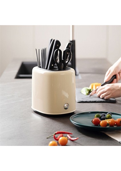 Mutfak Eşyası Tutucu Bıçak Bloğu Abs Süzgeç Saklama Kutusu Kaşık Çatal Çubuk Mutfak Düzenleyici Yeşil (Yurt Dışından) fiyatları