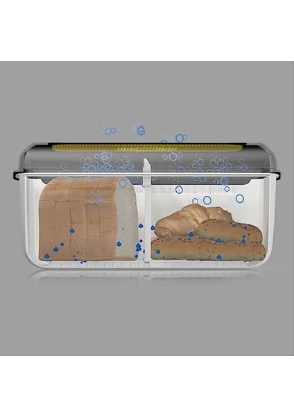 Yenilikçi Ekmek Kutusu, Fırınlanmış Ürünleri Taze Tutar Akıllı Ekmek Kutusu Mutfak Saklama Kutusu (Yurt Dışından) indirimleri