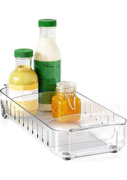 2'li Buzdolabı Çekmecesi Saklama Kutusu Mutfak Dondurucu Bölmesi Saklama Kutusu Çeşitli Eşya Saklama Kutusu (Küçük) (Yurt Dışından) fırsatları