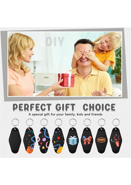 100 Adet Siyah Otel Motel Anahtarlık Toplu Plastik Süblimasyon Boş Anahtarlıklar Vintage Eşkenar Dörtgen Motel Anahtar Etiketleri Çift Taraflı (Yurt Dışından) indirimleri