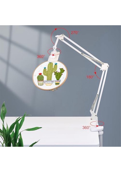 Masaüstü Kurulumuna Uygun 360° Dönebilen Tablet Standı, Nakış Kasnağı Standı, Ofis Masası Için Mobil Stand (Yurt Dışından) fiyatları