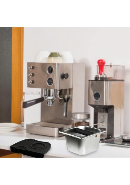 Kapasite Kahve Telvesi Kovası Paslanmaz Çelik Süt Kafe Kahve Dükkanı Telvesi Vurma Kutusu (Yurt Dışından) fiyatları